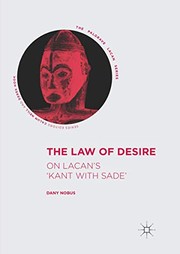 Cover of: The Law of Desire: On Lacan’s 'Kant with Sade’