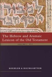 Cover of: The Hebrew and Aramaic Lexicon of the Old Testament, 2 volume set