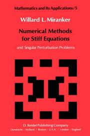 Numerical methods for stiff equations : and singular perturbation problems