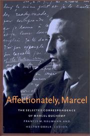 Cover of: Affectionately, Marcel: the selected correspondence of Marcel Duchamp