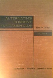 Cover of: Alternating current fundamentals. by J. J. De France