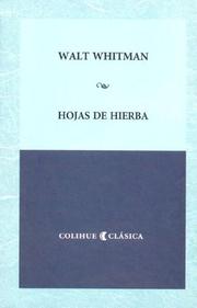 Cover of: Hojas de Hierba by Walt Whitman