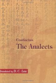 Cover of: Confucius by D. C. Lau