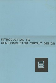 Cover of: Introduction to semiconductor circuit design