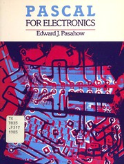 Cover of: Pascal for electronics by Edward Pasahow