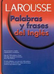 Cover of: Palabras y frases del inglés by Larousse