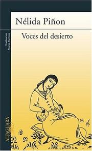 Cover of: Voces Del Desierto/Voices of the Desert by Nelida Pinon, Mario Merlino