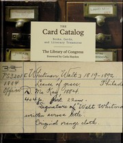Cover of: The card catalog by Library of Congress