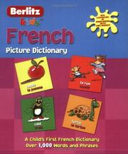 French picture dictionary : [with illustrations by by Chris Demarest]