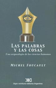 Cover of: Las Palabras y las Cosas: Una Arqueologia de las Ciencias Humanas