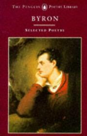 Cover of: Byron: Selected Poetry (Poetry Library, Penguin)