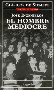 Cover of: El Hombre Mediocre / The Mediocre Man