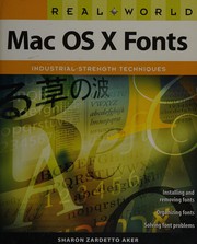 Cover of: Real world Mac OS X fonts