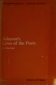 Cover of: Johnson's Lives of the poets by Samuel Johnson