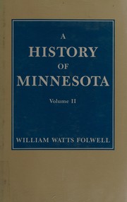 Cover of: History of Minnesota