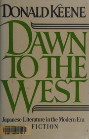Cover of: Dawn to the West by Donald Keene