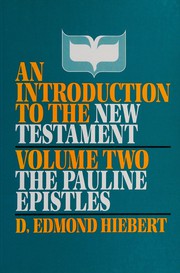 Cover of: Introduction to the New Testament, Vol. 2: The Pauline Epistles