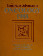 Cover of: Important Advances in Oncology