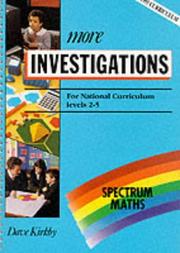 More investigations : for National Curriculum levels 2-5