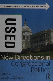 Cover of: New directions in Congressional politics