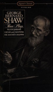 Cover of: Three Plays by George Bernard Shaw