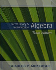 Cover of: Introductory algebra by Charles P. McKeague