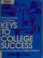 Cover of: Keys to college success: reading and study improvement