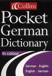 Collins pocket German dictionary : German-English, English-German