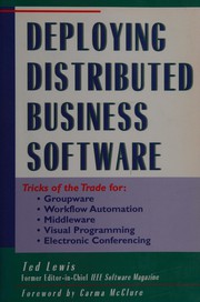 Cover of: Deploying distributed business software