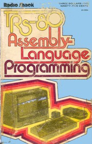 Cover of: TRS-80 assembly-language programming
