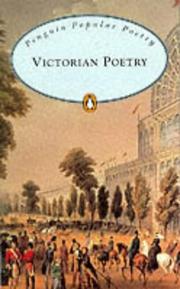 Cover of: Victorian Poetry (Penguin Popular Classics) by 