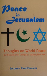 Cover of: Peace in Jerusalem