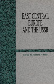 Cover of: East-Central Europe and the USSR