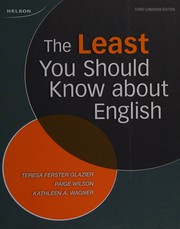 Cover of: The least you should know about English