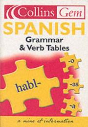 Collins gem Spanish grammar & verb tables