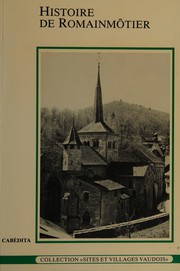 Cover of: Histoire de Romainmôtier