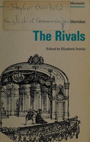 Cover of: The rivals by Richard Brinsley Sheridan