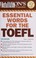 Cover of: Barron's Essential Words for the TOEFL