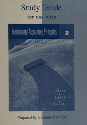 Cover of: Study guide for use with Fundamental accounting principles, tenth Canadian edition by Suzanne Coombs