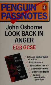 Cover of: Osborne's "Look Back in Anger" (Passnotes)