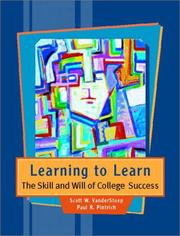 Learning to learn : the skill and will of college success