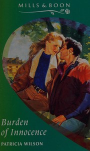 Cover of: Burden of Innocence by Patricia Wilson