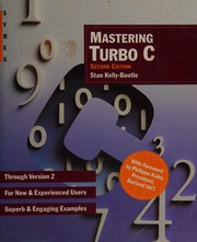 Cover of: Mastering Turbo C by Stan Kelly-Bootle