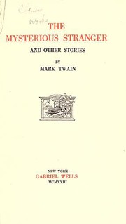 Cover of: The mysterious stranger, and other stories by Mark Twain