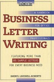 Cover of: Business Letter Writing (Arco)