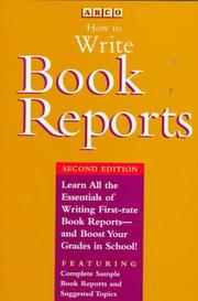 Cover of: How to Write Book Reports by Harry Teitelbaum