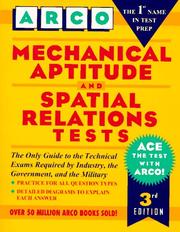 Mechanical aptitude and spatial relations tests by Joan U. Levy
