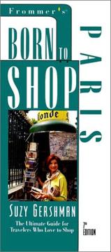 Cover of: Frommer's Born to Shop Paris