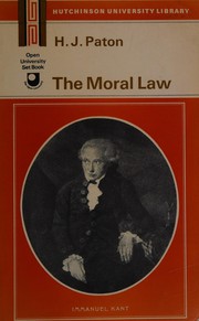 Cover of: The moral law by Immanuel Kant