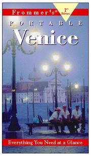 Cover of: Frommer's Portable Venice (1st Ed.)